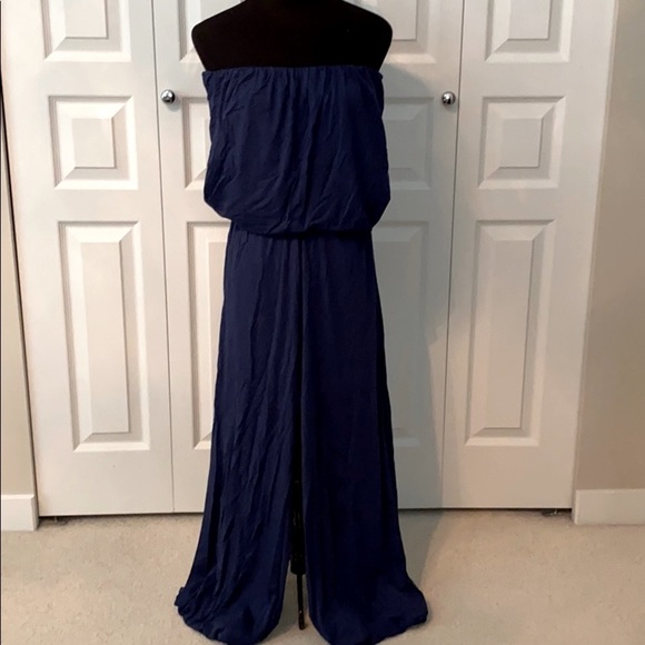 🌹2/$40🌹Tart strapless royal blue romper